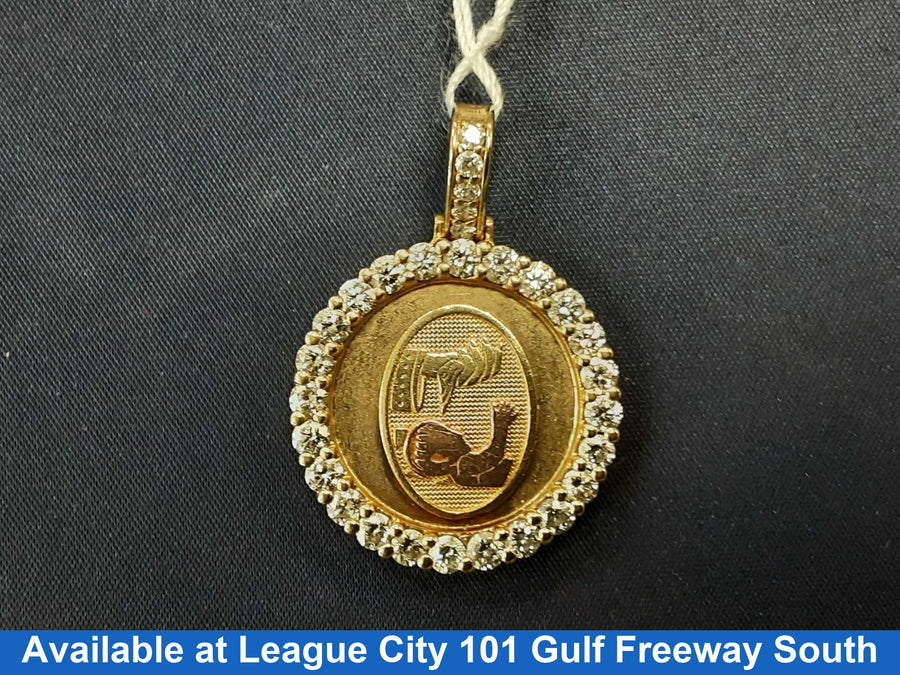 Coin Pendant - Yellow Gold 10k (.417) 6.5 grams