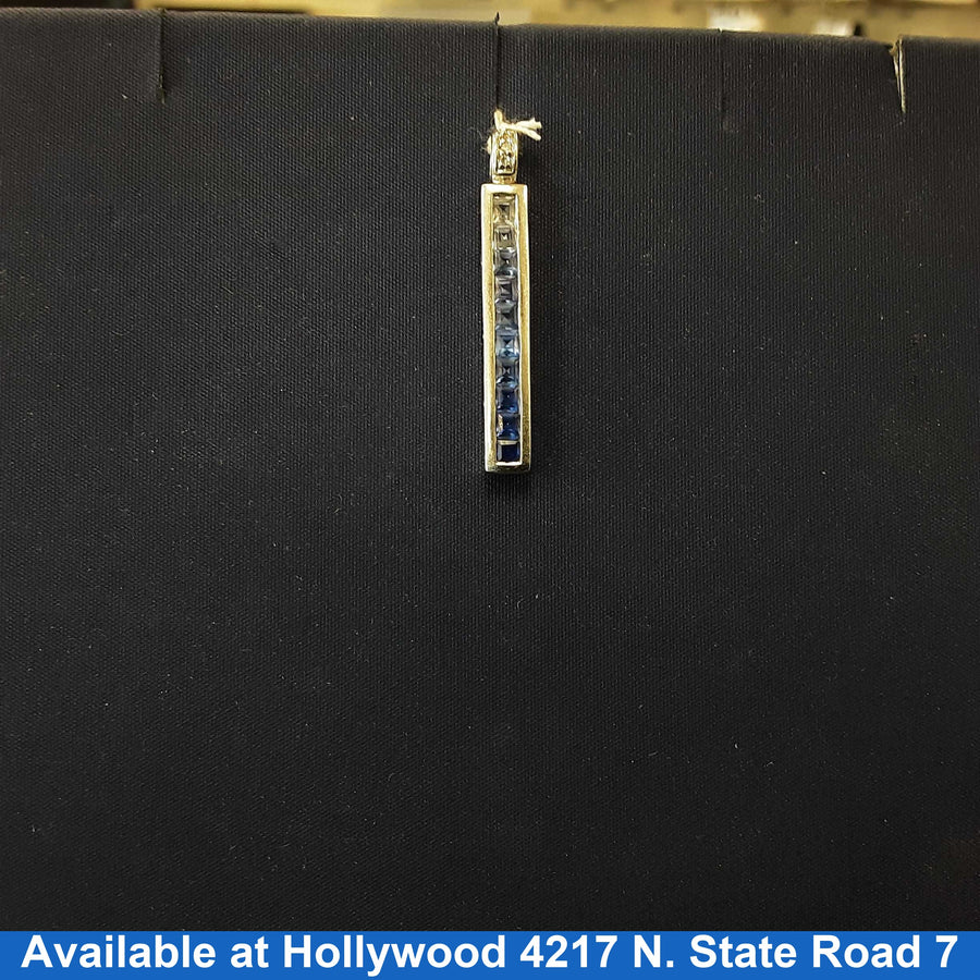 Diamond Pendant - White Gold 10k (.417) 2.5 grams