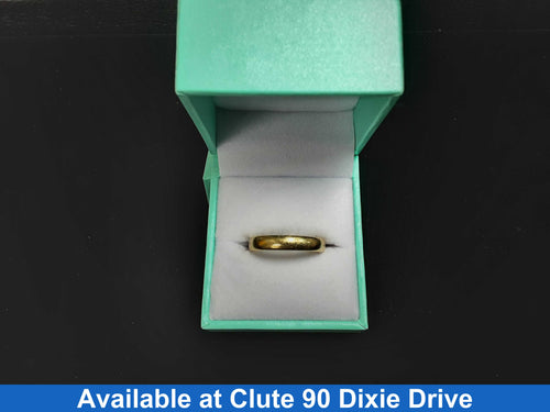 Ring - Wedding Band - Yellow Gold 14k (.585) 5.2 grams Size 9.5