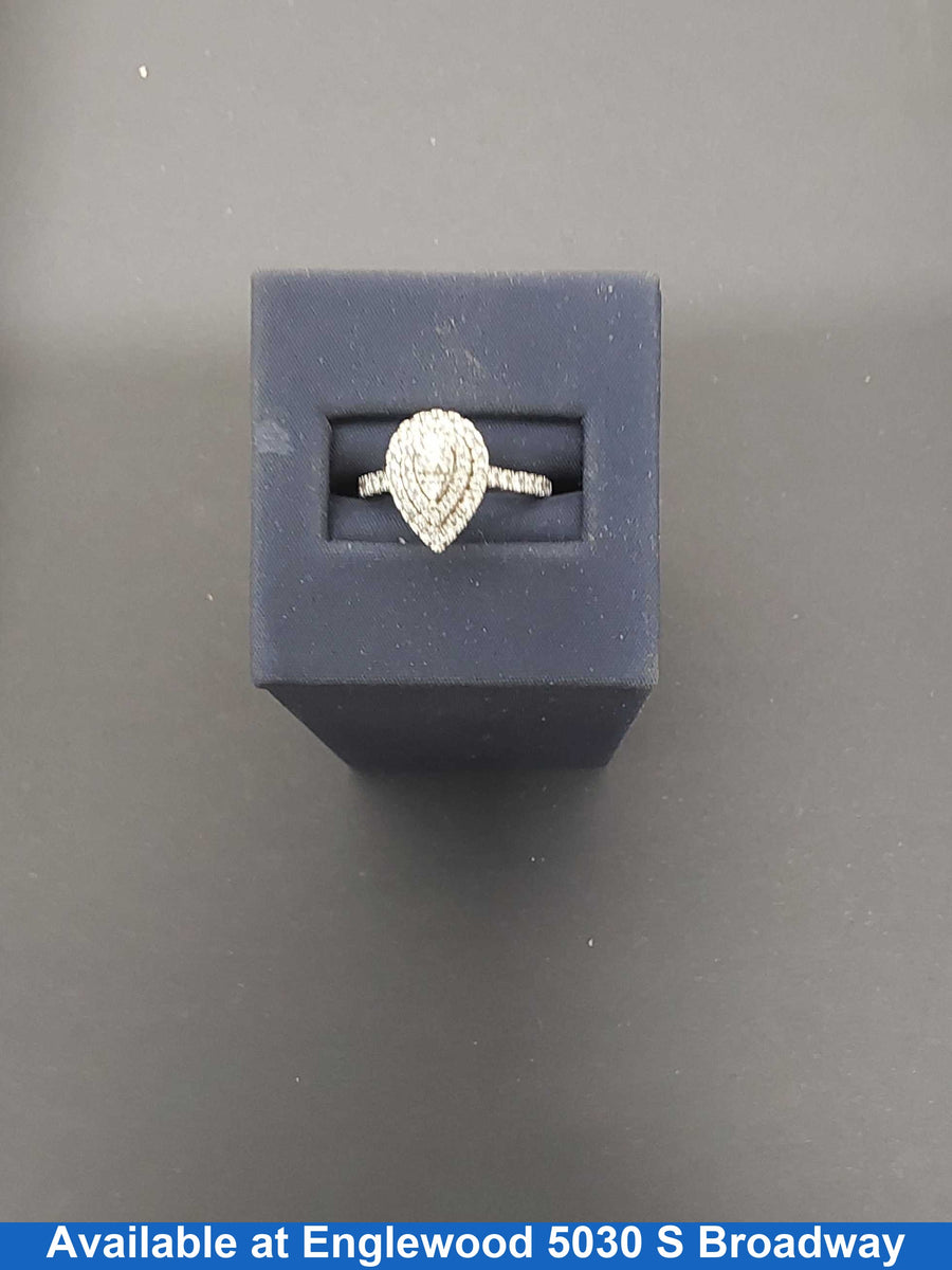 Women's Ring - White Gold 10k (.417) 2.3 grams Size 7