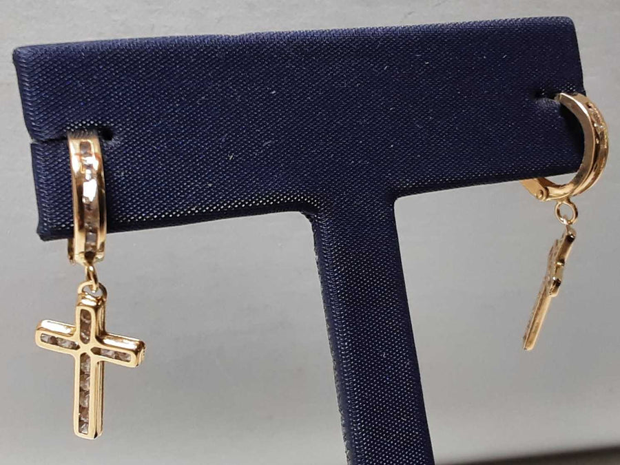 Earrings - Yellow Gold 14k (.585) 1.4 grams