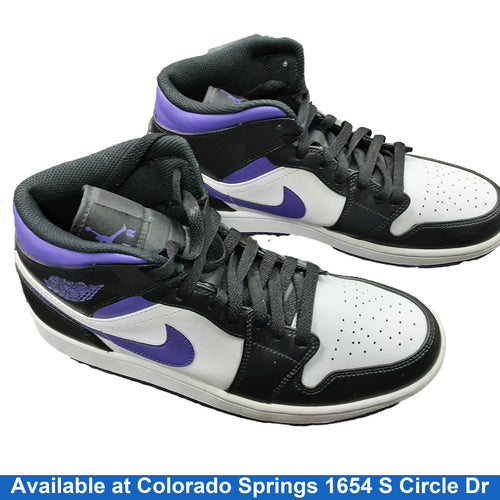 Jordan 1 Mid Dark Iris Purple