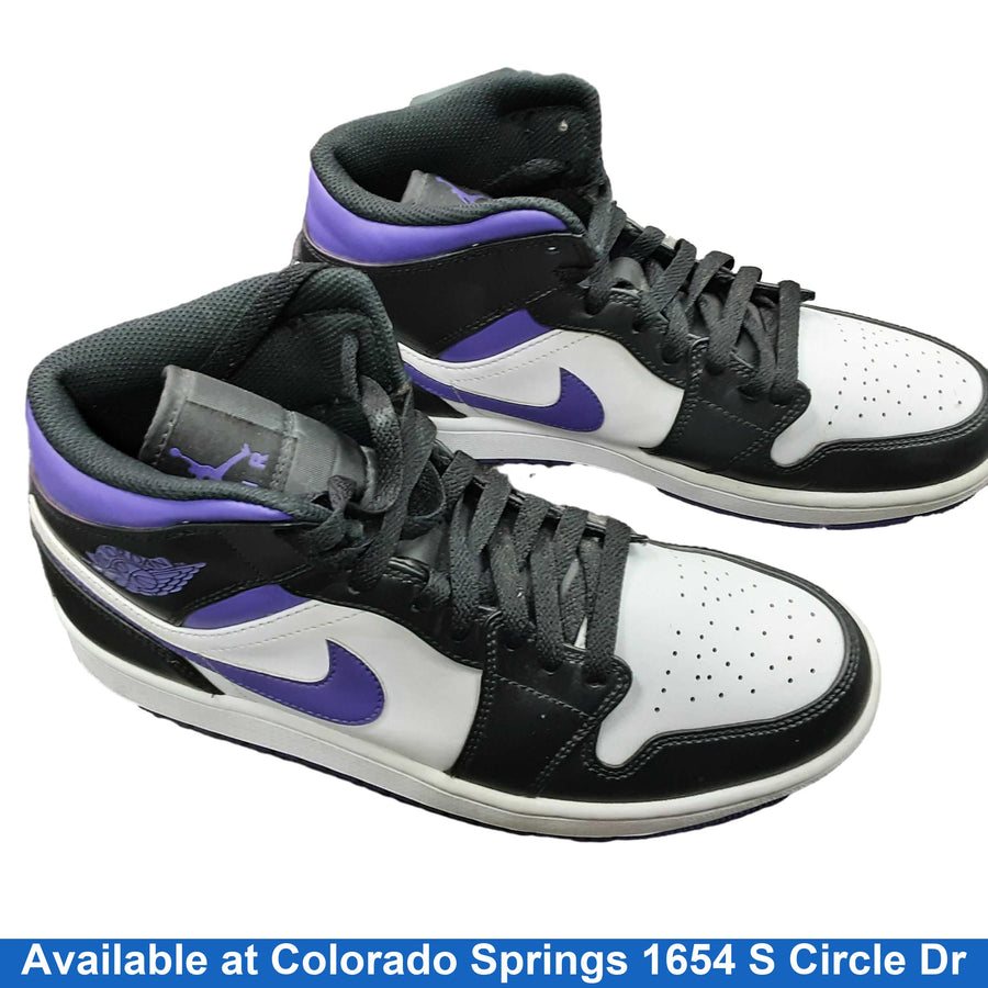 Jordan 1 Mid Dark Iris Purple