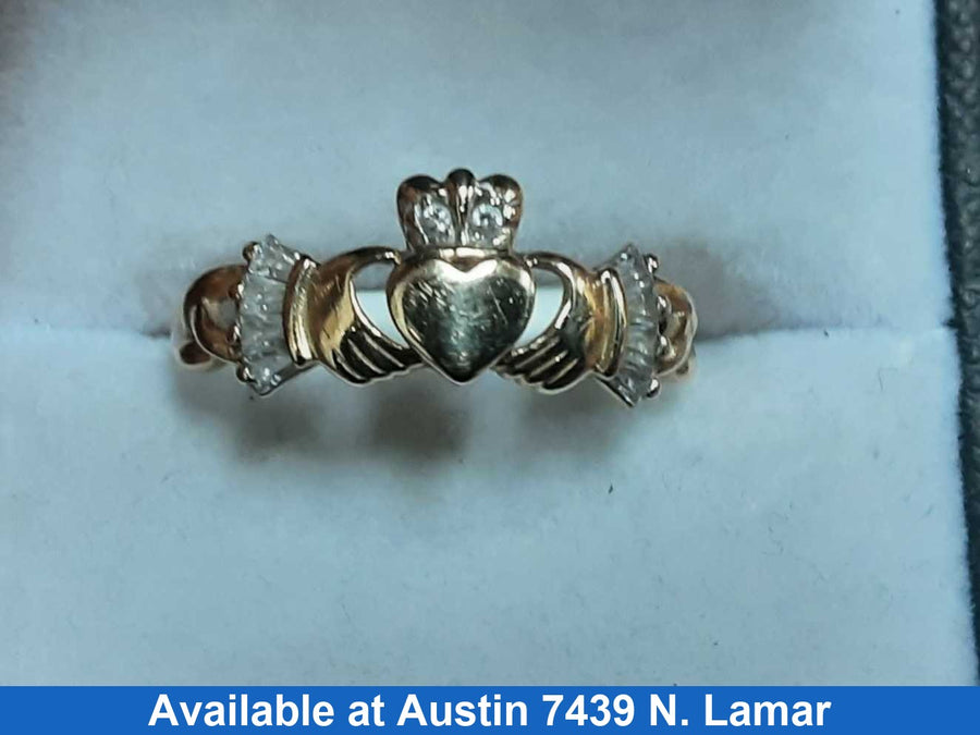 Women's Ring - Yellow Gold 14k (.585) 2 grams Size 9