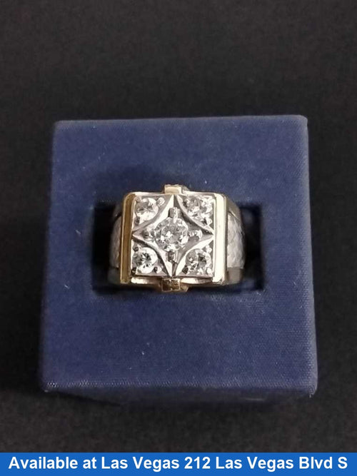 Men's Ring - Yellow Gold 10k (.417) 8.5 grams Size 7