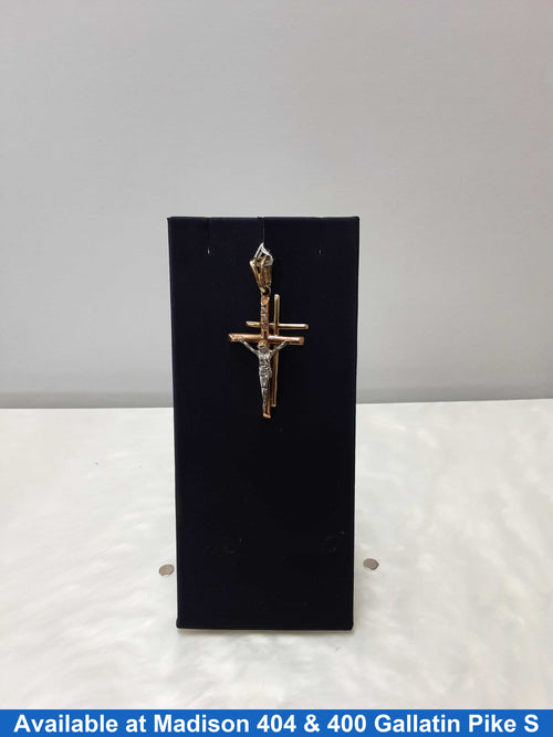 Religious Pendant - Tricolor Gold 14k (.585) 4.1 grams