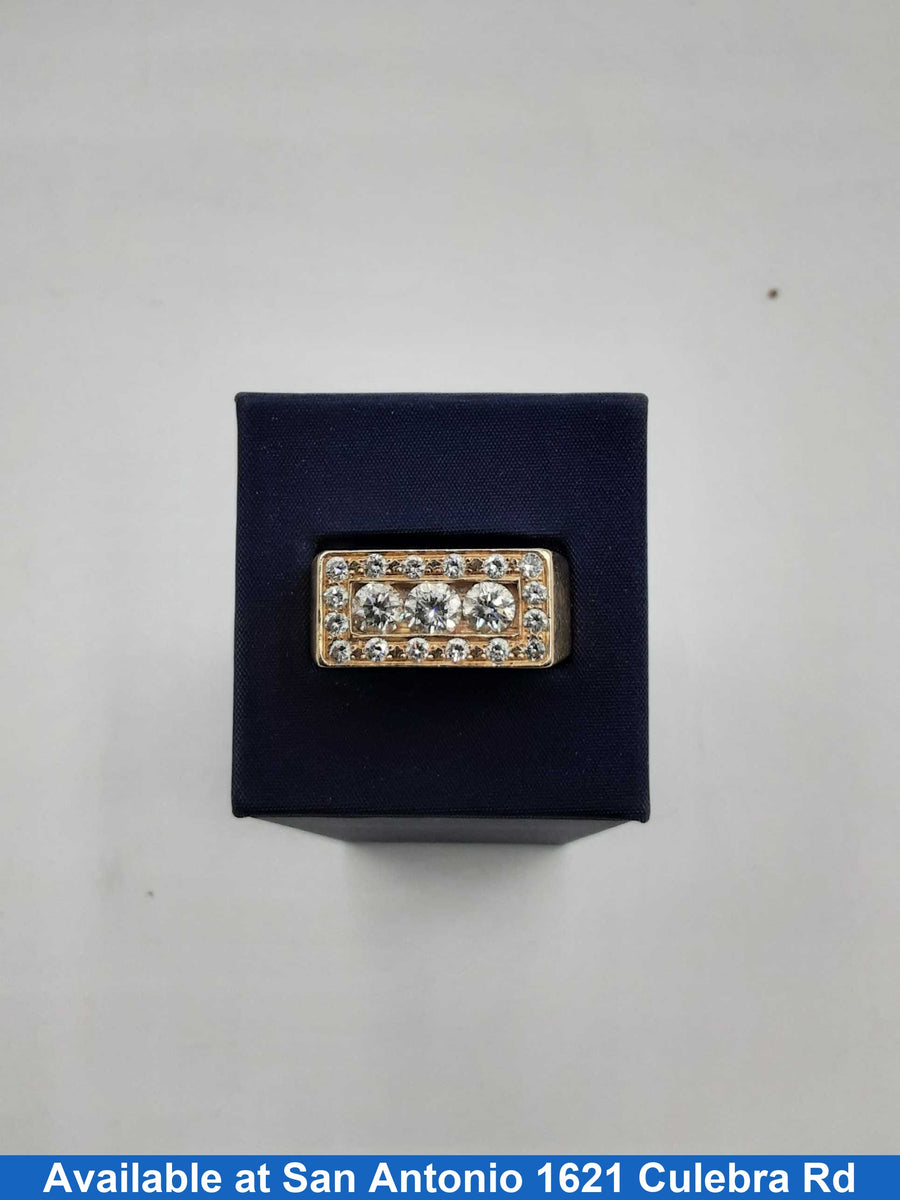 Men's Ring - Yellow Gold 14k (.585) 17.4 grams Size 8