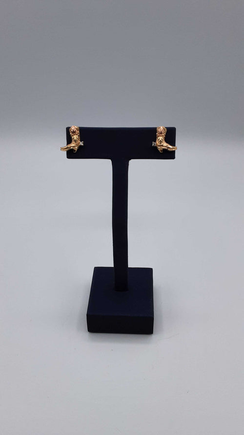 Earrings - Yellow Gold 10k (.417) 2.1 grams