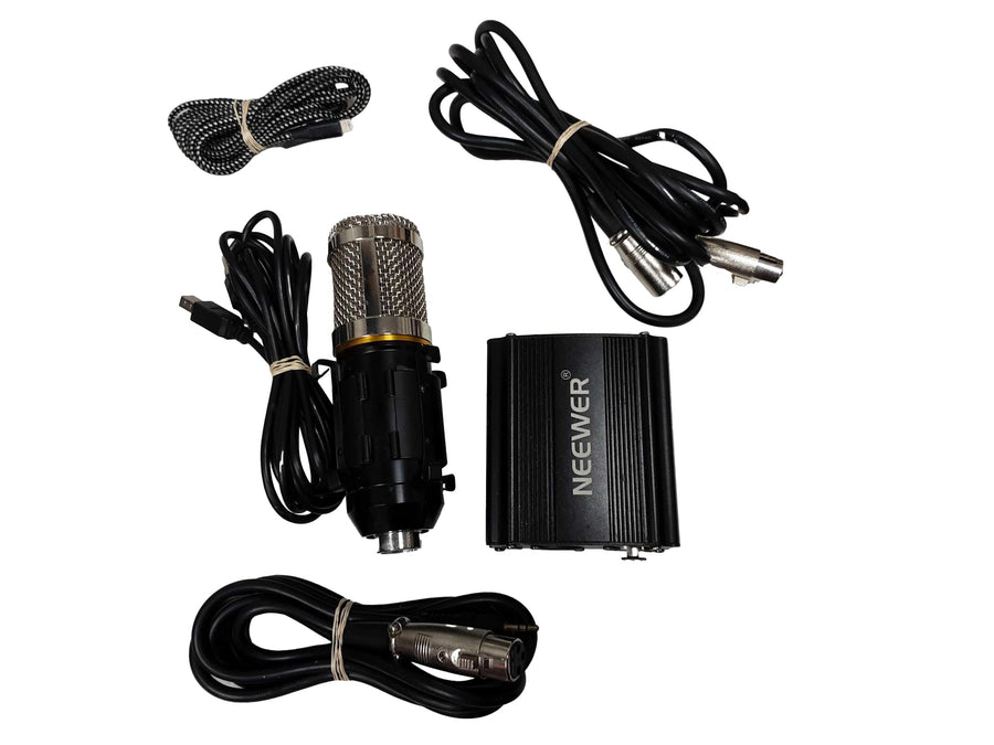 Four Uncles Black Corded Microphone
