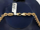 Rope Chain Yellow Gold 10k 22 Inch