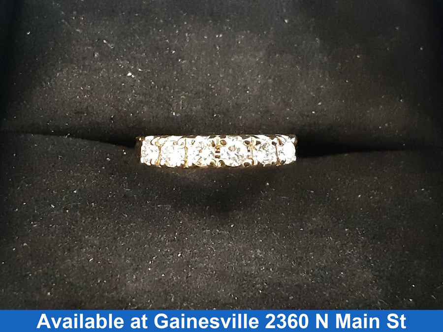 Women's Ring - Anniversary - Yellow Gold 14k (.585) 2 grams Size 5