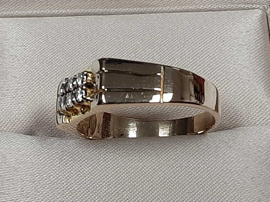 Men's Ring - Yellow Gold 14k (.585) 5 grams Size 10.5