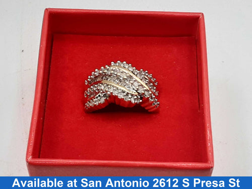 Women's Ring - Yellow Gold 10k (.417) 5.6 grams Size 7