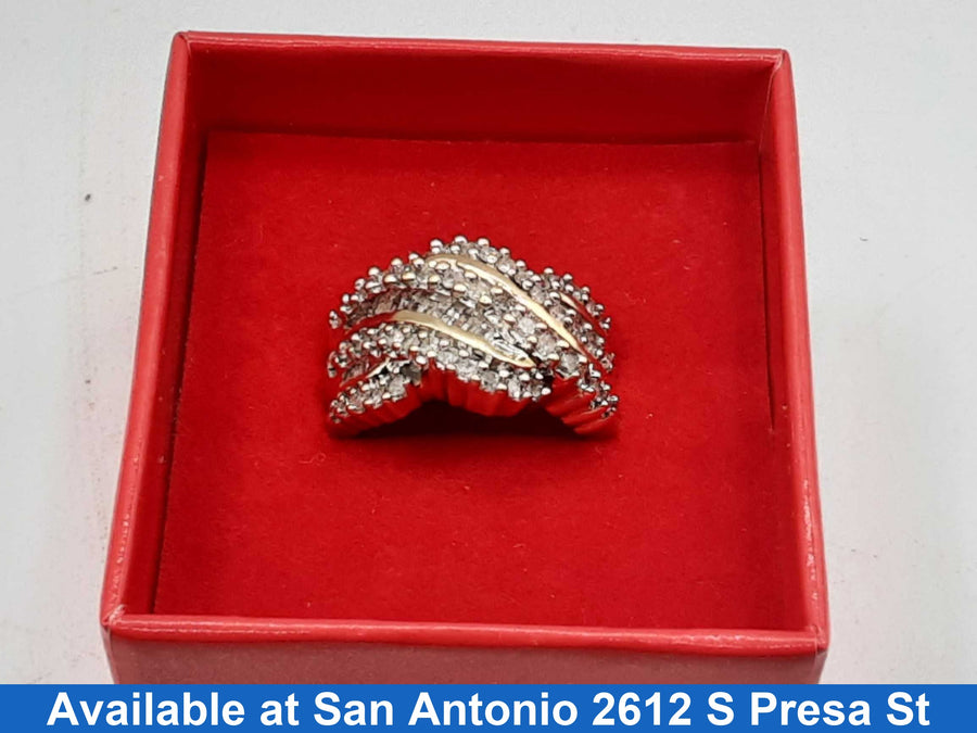 Women's Ring - Yellow Gold 10k (.417) 5.6 grams Size 7