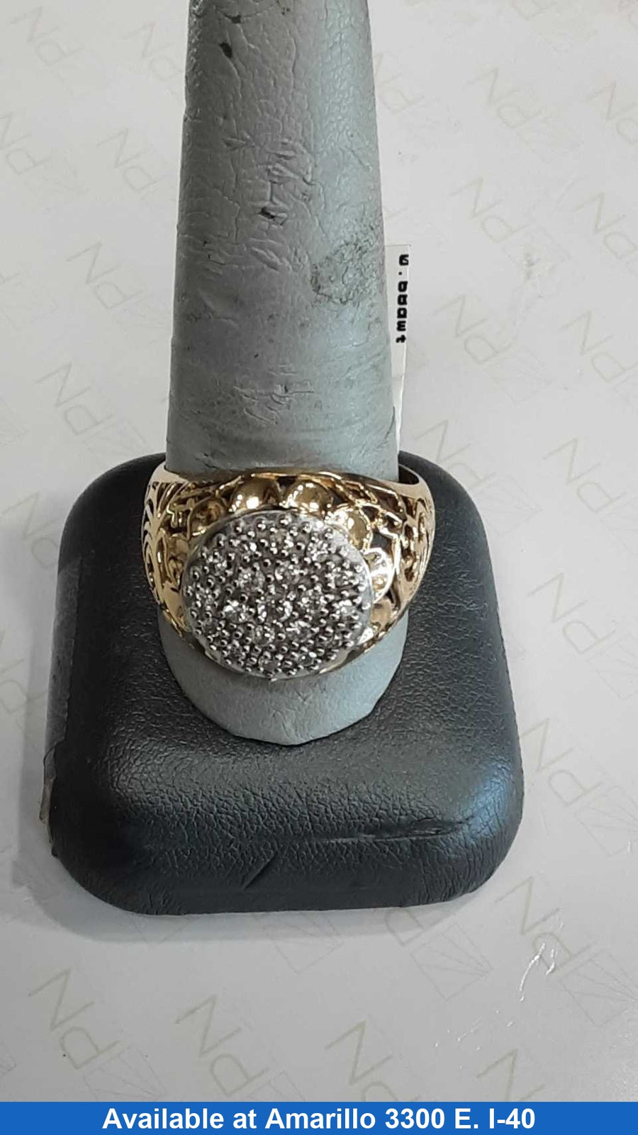 Men's Ring - Yellow Gold 10k (.417) 7.9 grams Size 12