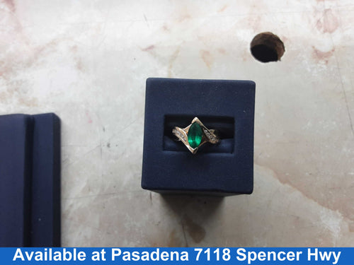 Women's Ring - Yellow Gold 10k (.417) 2.5 grams Size 20