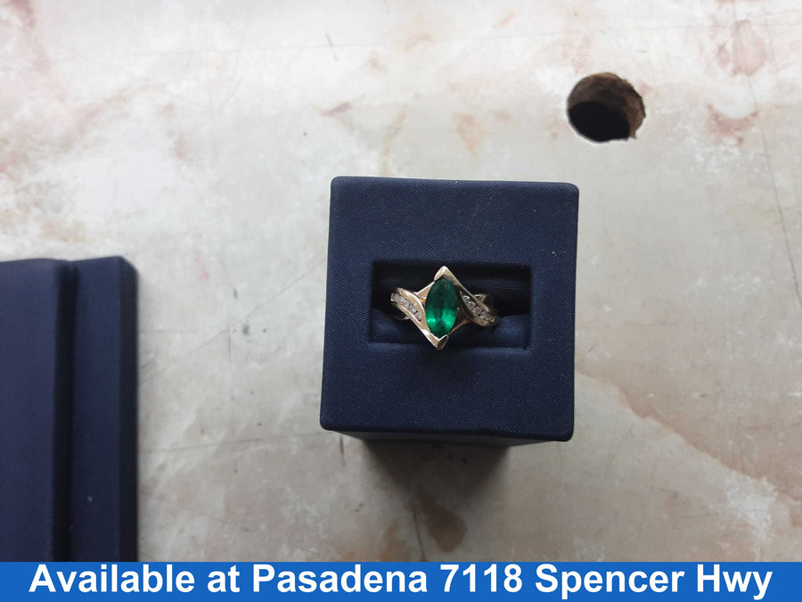 Women's Ring - Yellow Gold 10k (.417) 2.5 grams Size 20