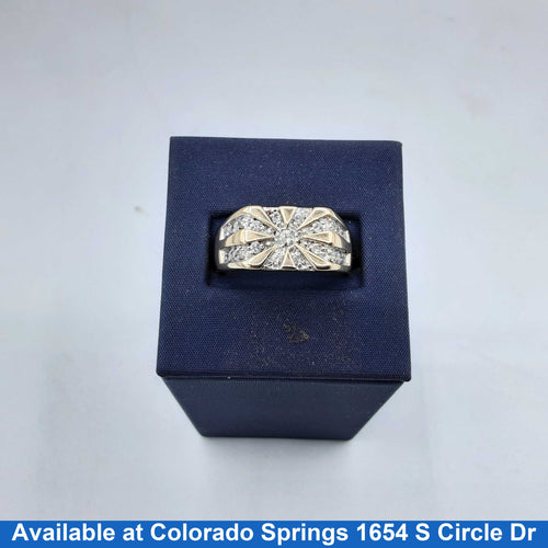Men's Ring - Yellow Gold 10k (.417) 5.6 grams Size 10
