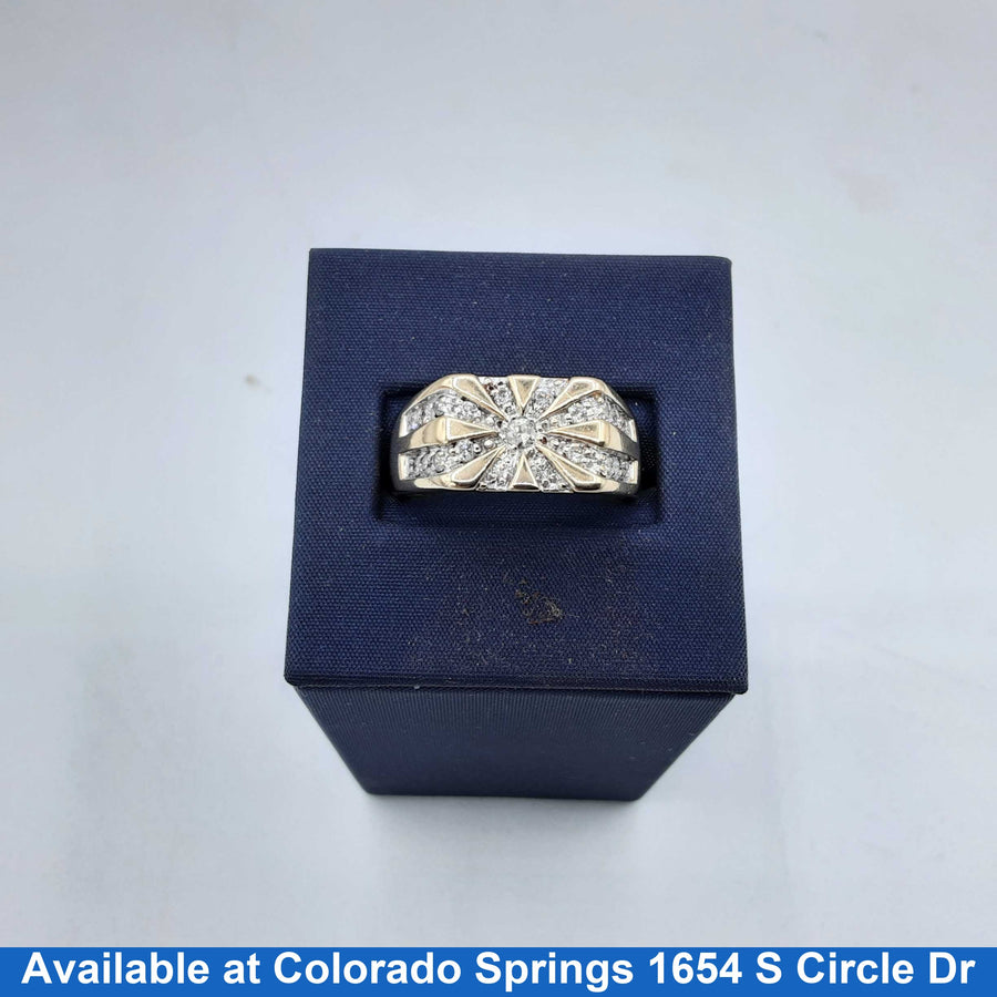 Men's Ring - Yellow Gold 10k (.417) 5.6 grams Size 10