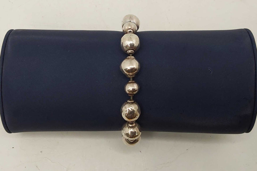 Bead Bracelet - Silver 15.46 grams 9 inch
