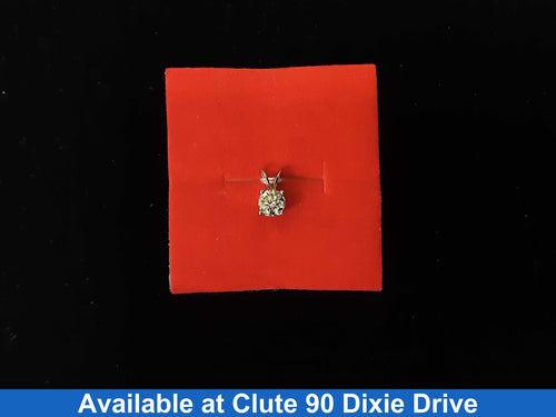 Diamond Pendant - White Gold 18k (.750) 0.7 grams