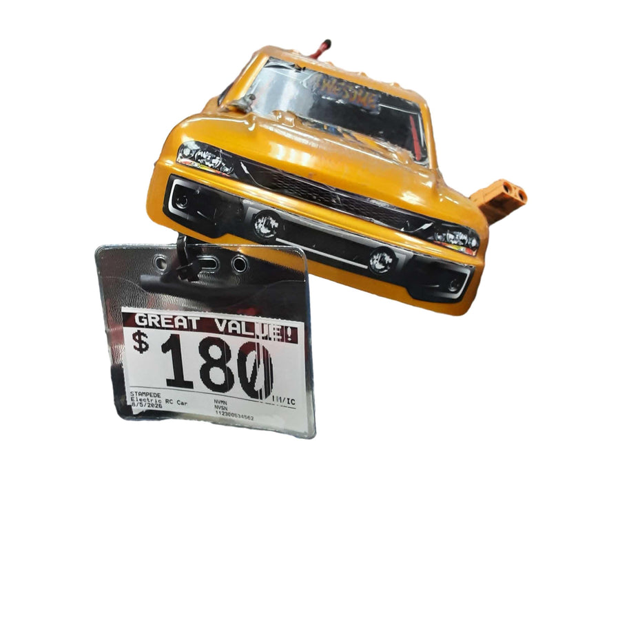 Stampede Yellow RC Car