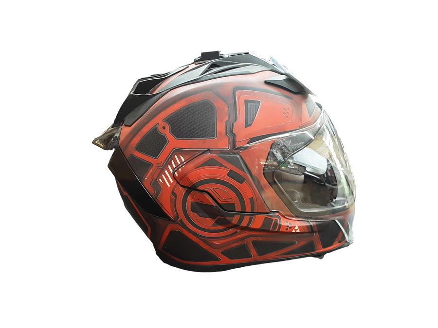 Icon Red Red Helmet
