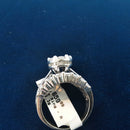 Women's Ring - Anniversary - White Gold 14k (.585) 13.3 grams Size 8.5