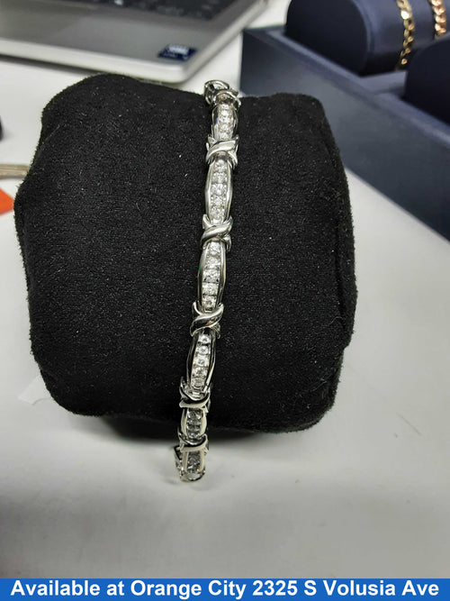 Bracelet - White Gold 10k (.417) 10 grams 8 inch