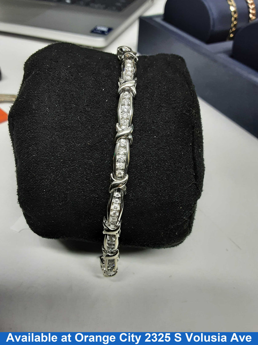 Bracelet - White Gold 10k (.417) 10 grams 8 inch