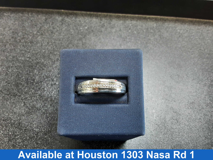 Ring - Wedding Band - White Gold 14k (.585) 4.1 grams Size 12