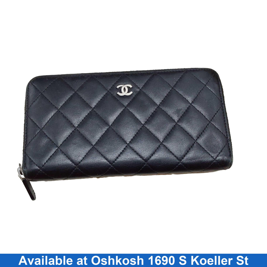 Chanel Black Wallet Black Wallet