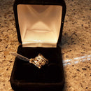 Women's Ring - Yellow Gold 10k (.417) 3.2 grams Size 20