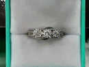Ring - Wedding Set - White Gold 14k (.585) 3.68 grams Size 7.5