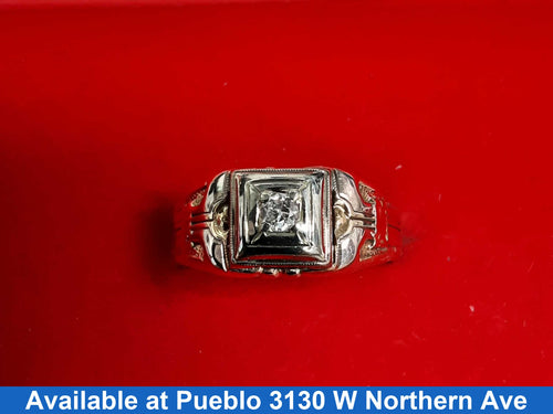 Men's Ring - Yellow Gold 14k (.585) 3.8 grams Size 9.5
