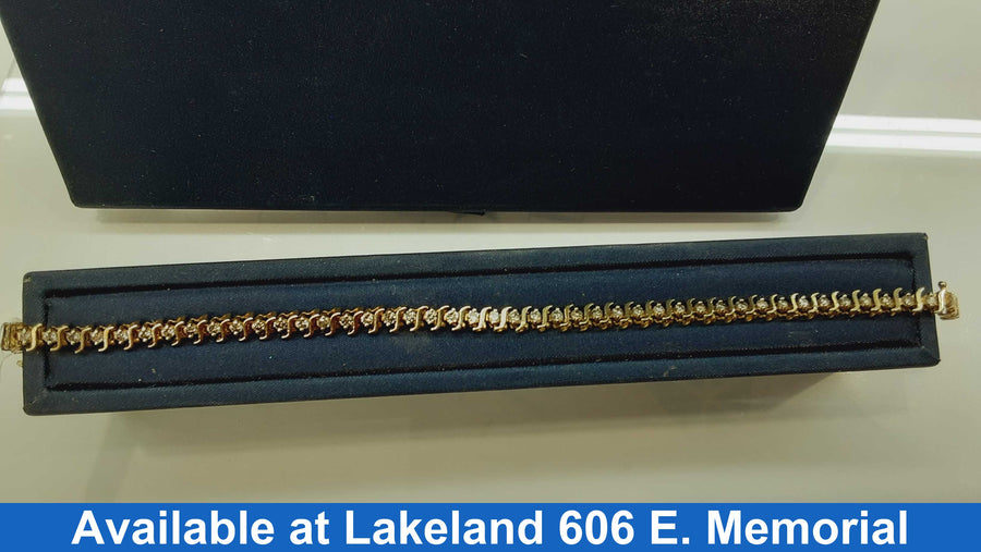 Bracelet - Yellow Gold 10k (.417) 7.6 grams 7 inch