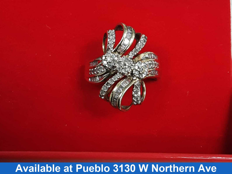 Women's Ring - Yellow Gold 10k (.417) 4.8 grams Size 7