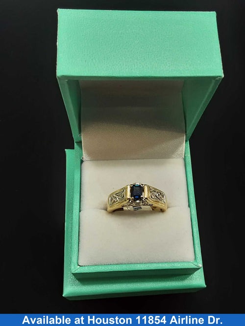 Women's Ring - Yellow Gold 14k (.585) 8.2 grams Size 20
