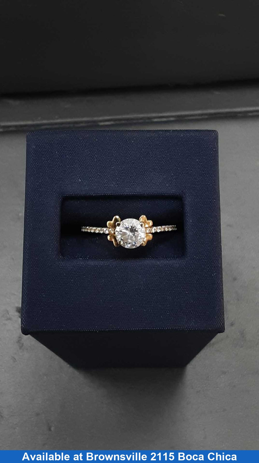 Women's Ring - Solitaire - Yellow Gold 10k (.417) 1.6 grams Size 6.5