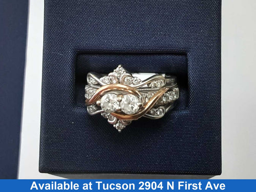 Women's Ring - White Gold 14k (.585) 9.8 grams Size 8
