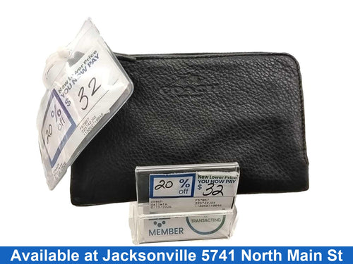 Coach F57857 Black Wallet
