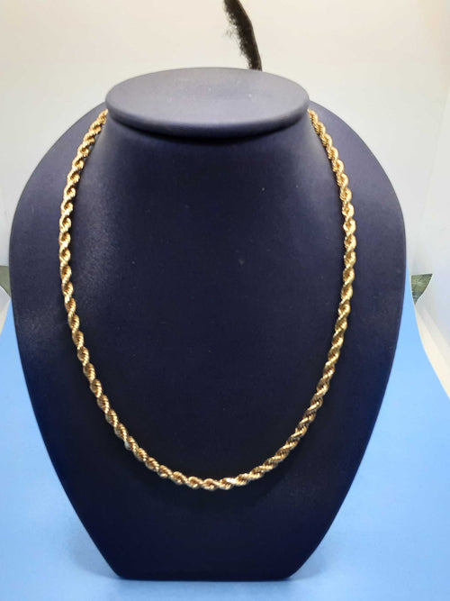Rope Chain - Yellow Gold 10k (.417) 6 grams 24 inch