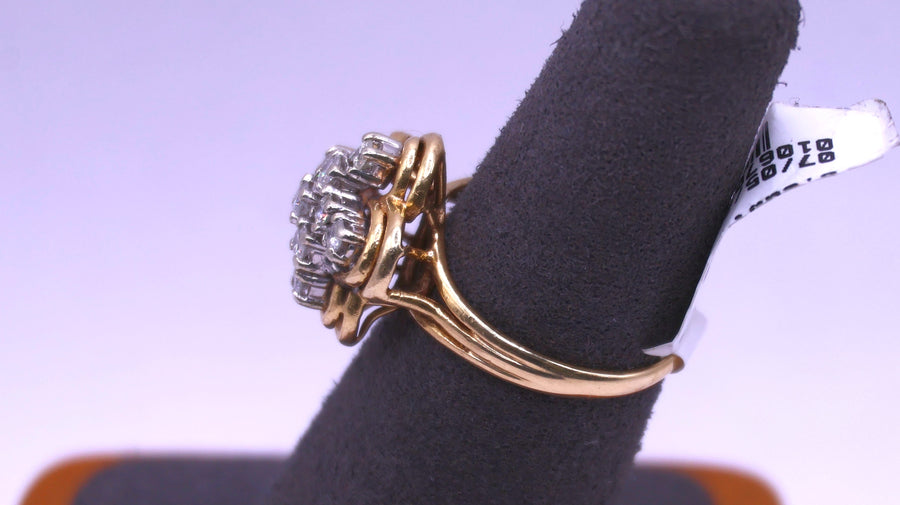 Women's Ring - Yellow Gold 14k (.585) 4.2 grams Size 6