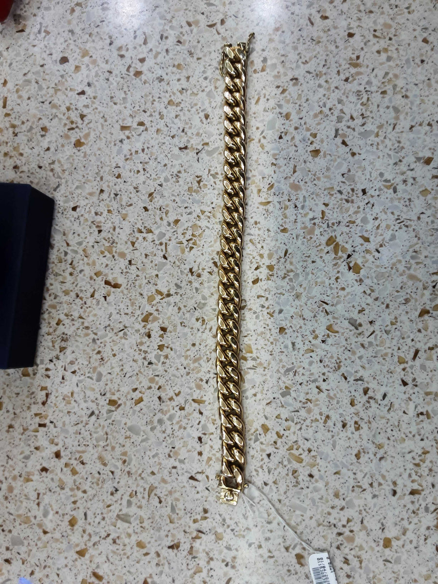 Cuban Link Bracelet - Yellow Gold 14k (.585) 36.9 grams 9 inch