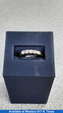 Women's Ring - Anniversary - Yellow Gold 14k (.585) 2.9 grams Size 7.5