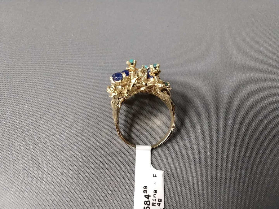 Women's Ring - Yellow Gold 14k (.585) 13.4 grams Size 9.5