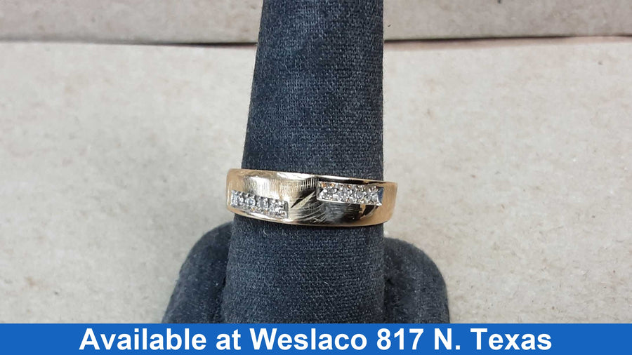 Ring - Wedding Band - Yellow Gold 14k (.585) 2.8 grams Size 9