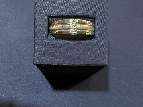 Ring - Wedding Band - White Gold 10k (.417) 5.2 grams Size 12.5
