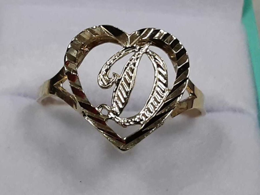 Women's Ring - Yellow Gold 10k (.417) 1.7 grams Size 12.5