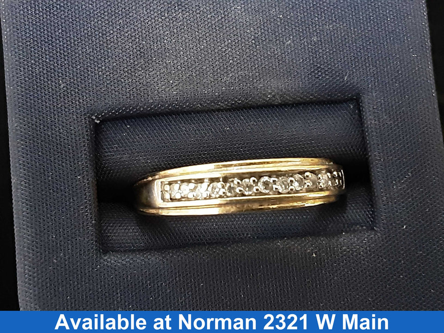 Ring - Wedding Band - Yellow Gold 14k (.585) 3.4 grams Size 7